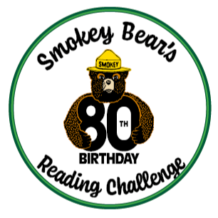 Smokey Bear's 80th Birthday Reading Challenge Logo